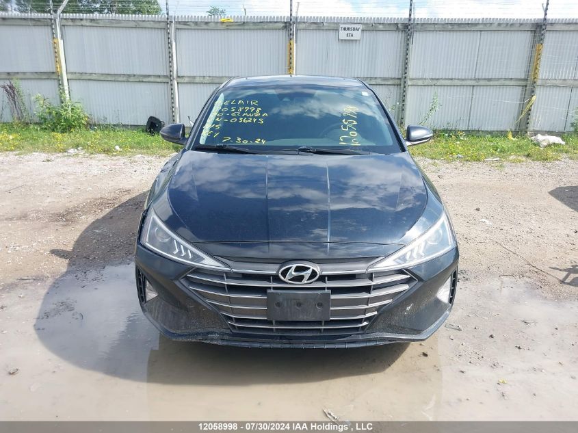 2020 Hyundai Elantra VIN: KMHD84LF7LU036245 Lot: 12058998
