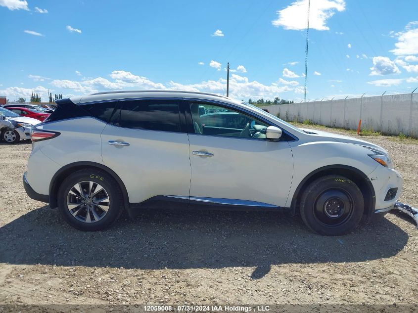 2015 Nissan Murano VIN: 5N1AZ2MH4FN276159 Lot: 12059008