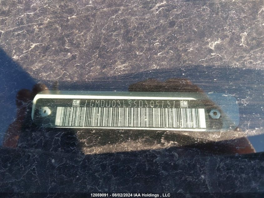 2005 Pontiac Montana Sv6 VIN: 1GMDU03L55D305131 Lot: 12059091
