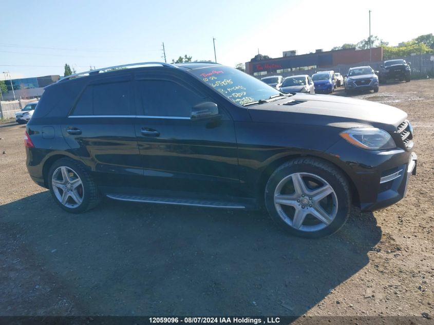 2013 Mercedes-Benz Ml-Class VIN: 4JGDA2EB4DA158017 Lot: 12059096