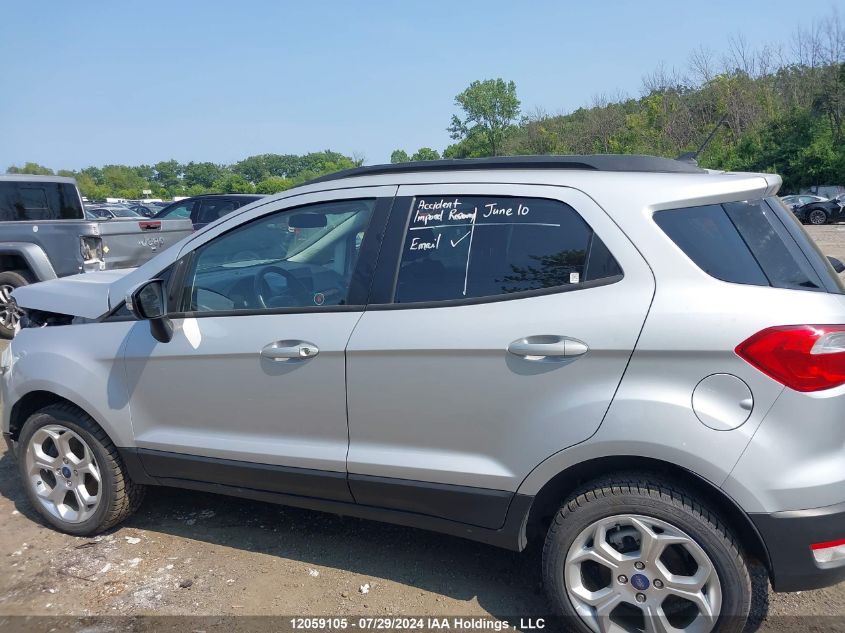2021 Ford Ecosport Se VIN: MAJ6S3GL3MC434364 Lot: 12059105