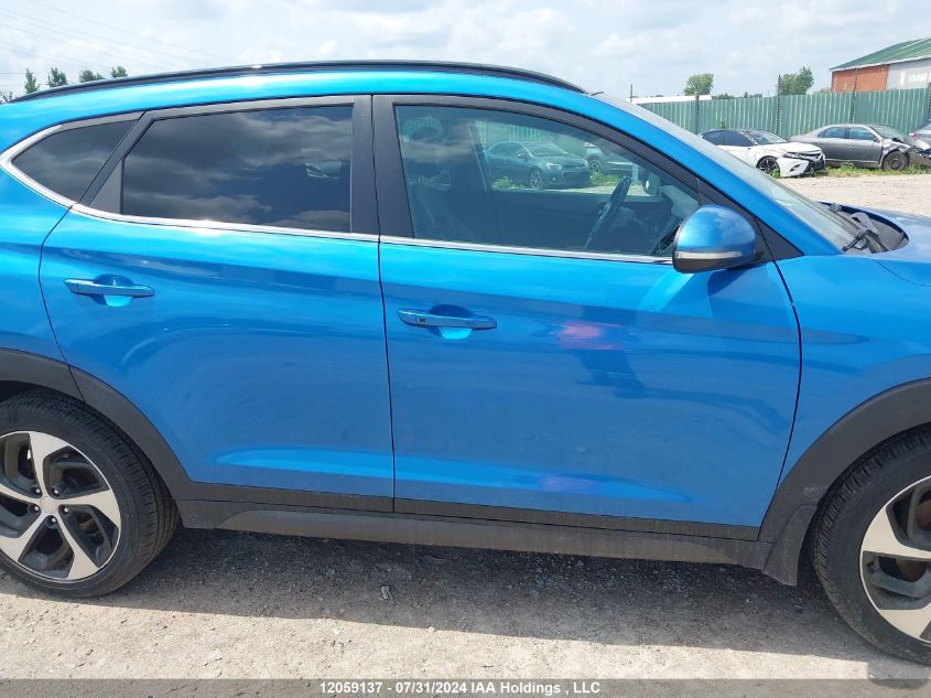 2016 Hyundai Tucson Limited/Sport And Eco/Se VIN: KM8J3CA22GU040544 Lot: 12059137