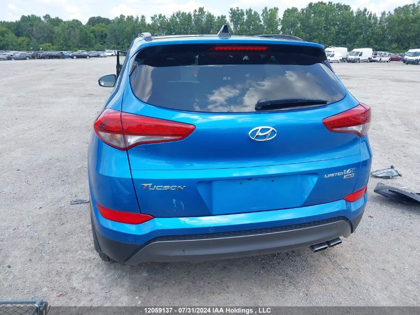 2016 Hyundai Tucson Limited/Sport And Eco/Se VIN: KM8J3CA22GU040544 Lot: 12059137