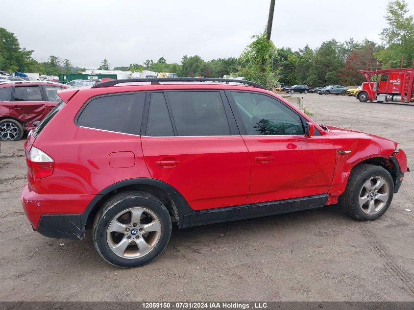 2007 BMW X3 VIN: WBXPC93477WF03823 Lot: 12059150