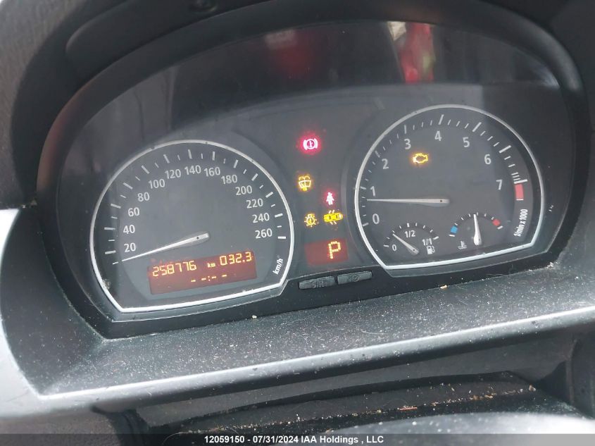 2007 BMW X3 VIN: WBXPC93477WF03823 Lot: 12059150