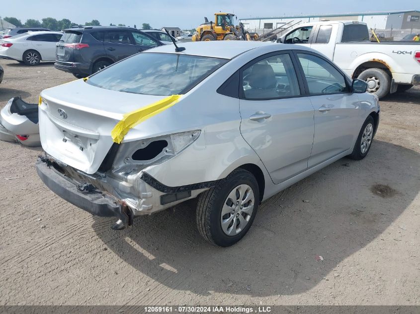 2015 Hyundai Accent Gl VIN: KMHCT4AE9FU868288 Lot: 12059161