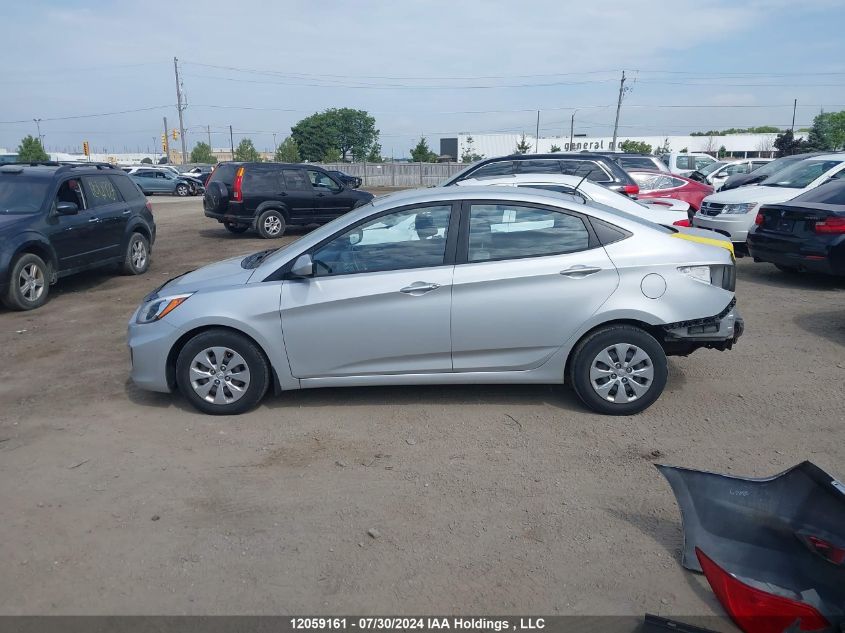2015 Hyundai Accent Gl VIN: KMHCT4AE9FU868288 Lot: 12059161
