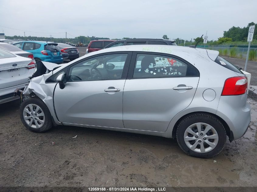 2014 Kia Rio VIN: KNADM5A33E6905037 Lot: 12059188