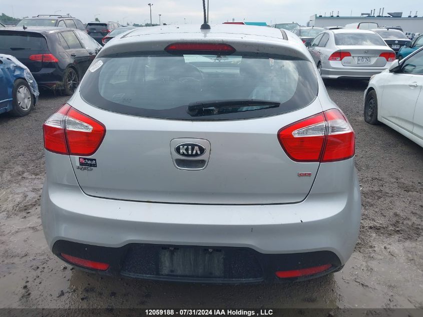 2014 Kia Rio VIN: KNADM5A33E6905037 Lot: 12059188