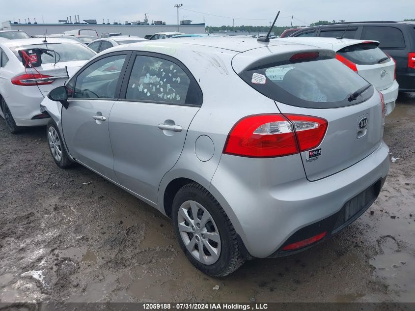 2014 Kia Rio VIN: KNADM5A33E6905037 Lot: 12059188