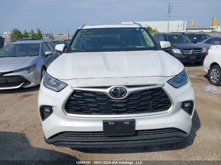 2023 Toyota Highlander Xle VIN: 5TDKDRBH9PS032599 Lot: 12059191