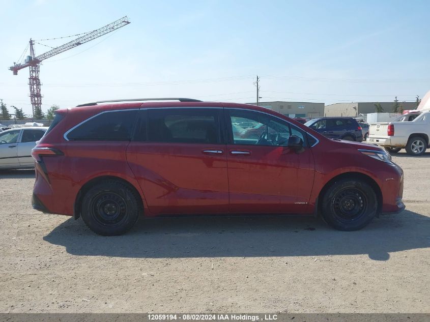 2021 Toyota Sienna Limited 7-Passenger/Xse 7-Passenger VIN: 5TDGSKFC8MS004872 Lot: 12059194