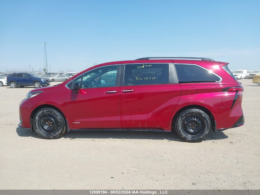 2021 Toyota Sienna Limited 7-Passenger/Xse 7-Passenger VIN: 5TDGSKFC8MS004872 Lot: 12059194