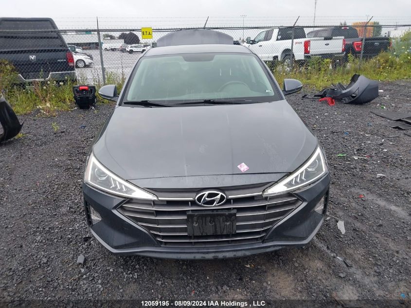 2019 Hyundai Elantra Sel/Value/Limited VIN: KMHD84LF7KU739973 Lot: 12059195