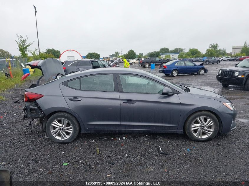2019 Hyundai Elantra Sel/Value/Limited VIN: KMHD84LF7KU739973 Lot: 12059195