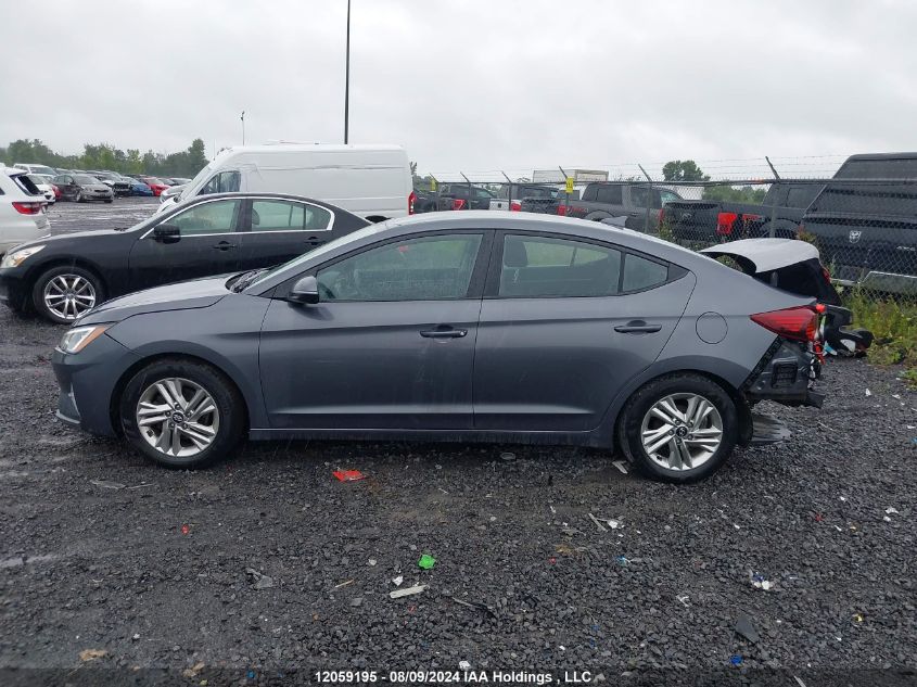 2019 Hyundai Elantra Sel/Value/Limited VIN: KMHD84LF7KU739973 Lot: 12059195
