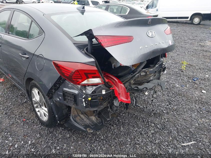 2019 Hyundai Elantra Sel/Value/Limited VIN: KMHD84LF7KU739973 Lot: 12059195