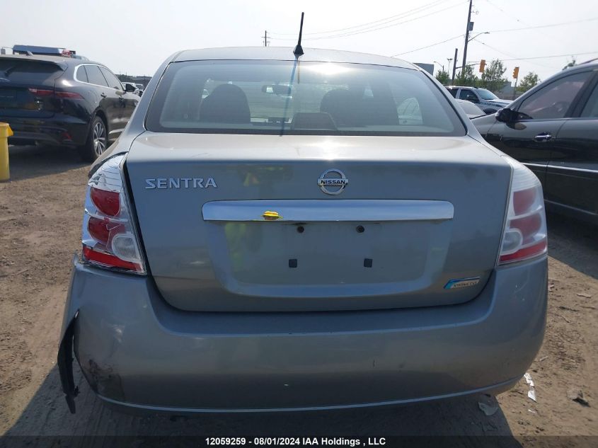 2010 Nissan Sentra 2.0 VIN: 3N1AB6AP8AL622687 Lot: 12059259