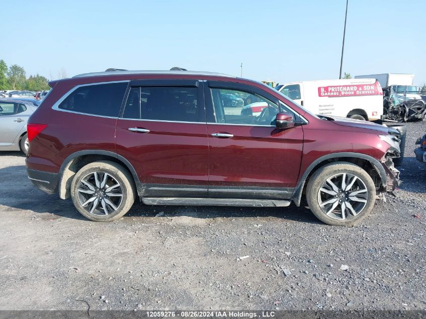 2019 Honda Pilot VIN: 5FNYF6H67KB502392 Lot: 12059276