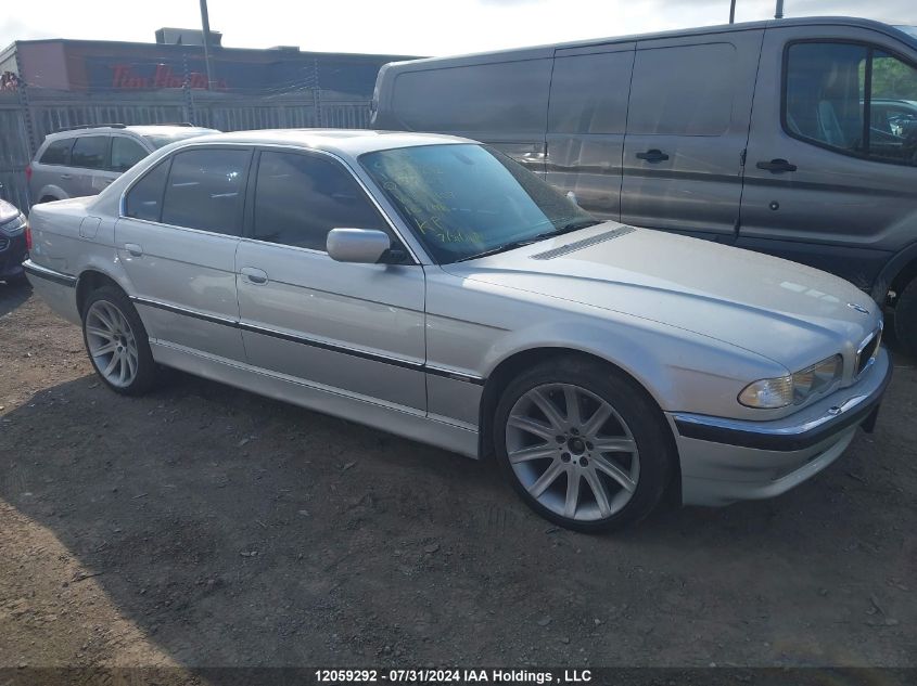 2001 BMW 7 Series VIN: WBAGG83451DN87407 Lot: 12059292