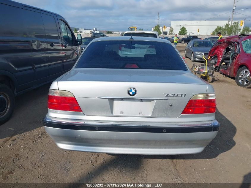 2001 BMW 7 Series VIN: WBAGG83451DN87407 Lot: 12059292