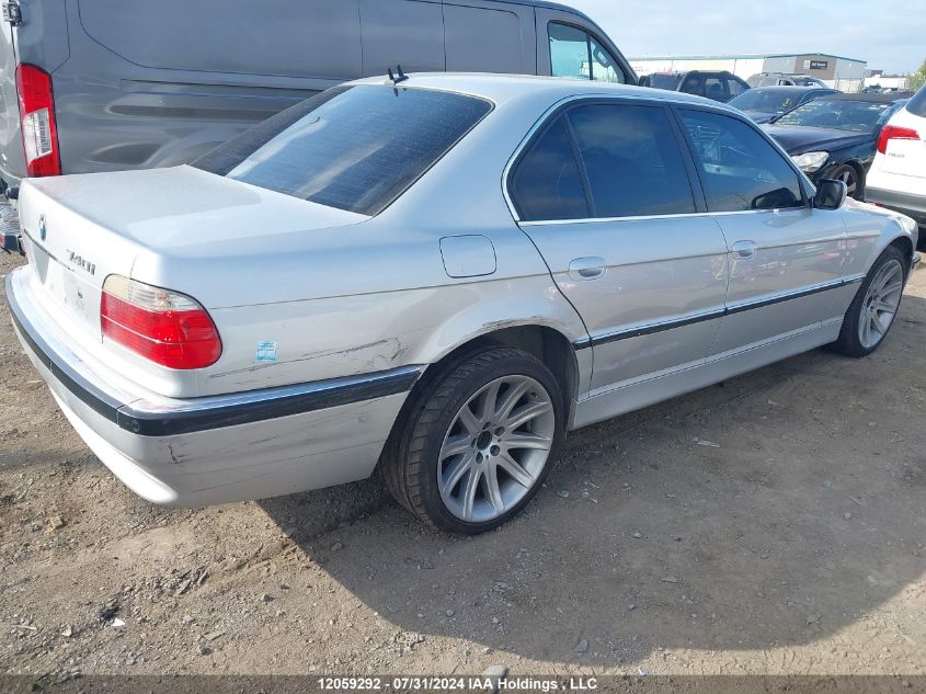 2001 BMW 7 Series VIN: WBAGG83451DN87407 Lot: 12059292