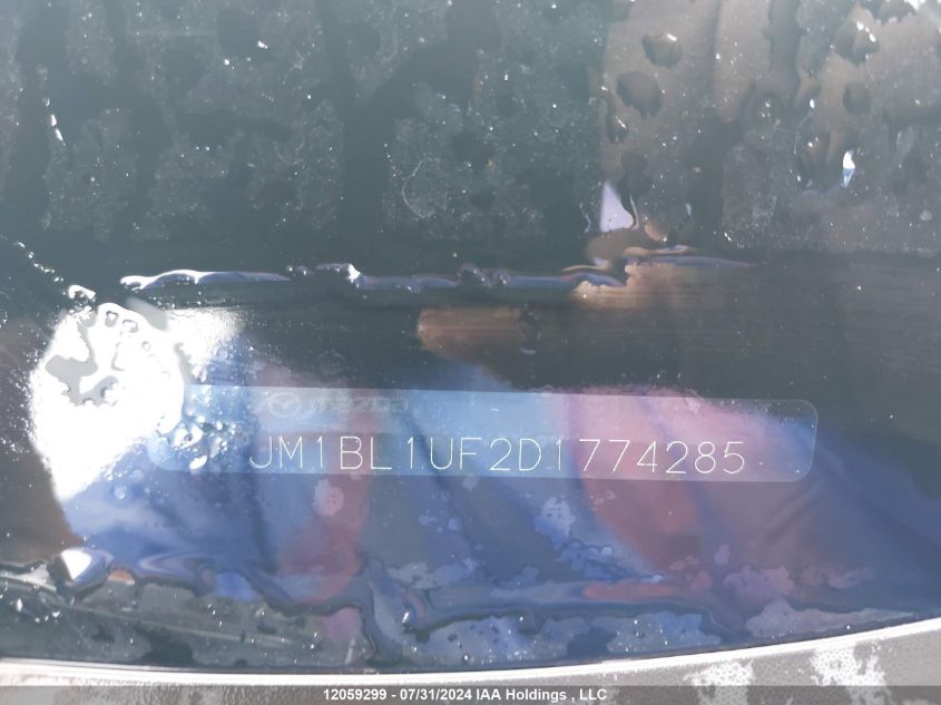 2013 Mazda Mazda3 VIN: JM1BL1UF2D1774285 Lot: 12059299