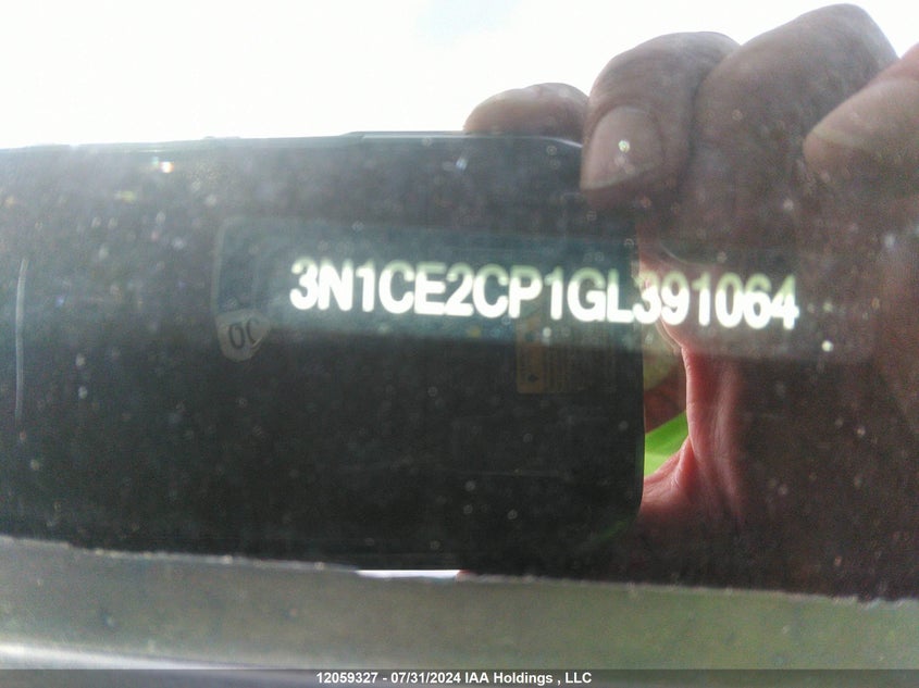 2016 Nissan Versa VIN: 3N1CE2CP1GL391064 Lot: 12059327