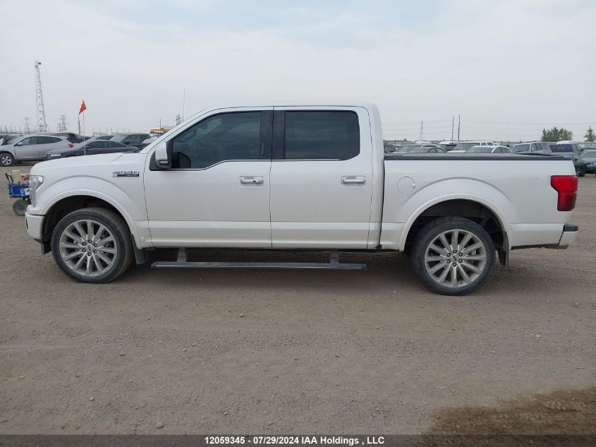 2019 Ford F150 Supercrew VIN: 1FTEW1EG8KFB54018 Lot: 12059345