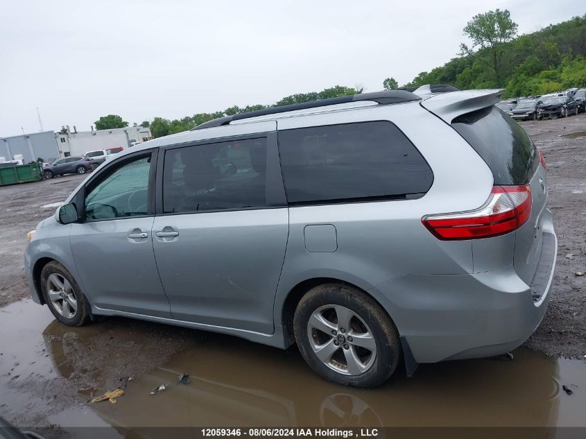 2019 Toyota Sienna Le 8-Passenger VIN: 5TDKZ3DC5KS009684 Lot: 12059346