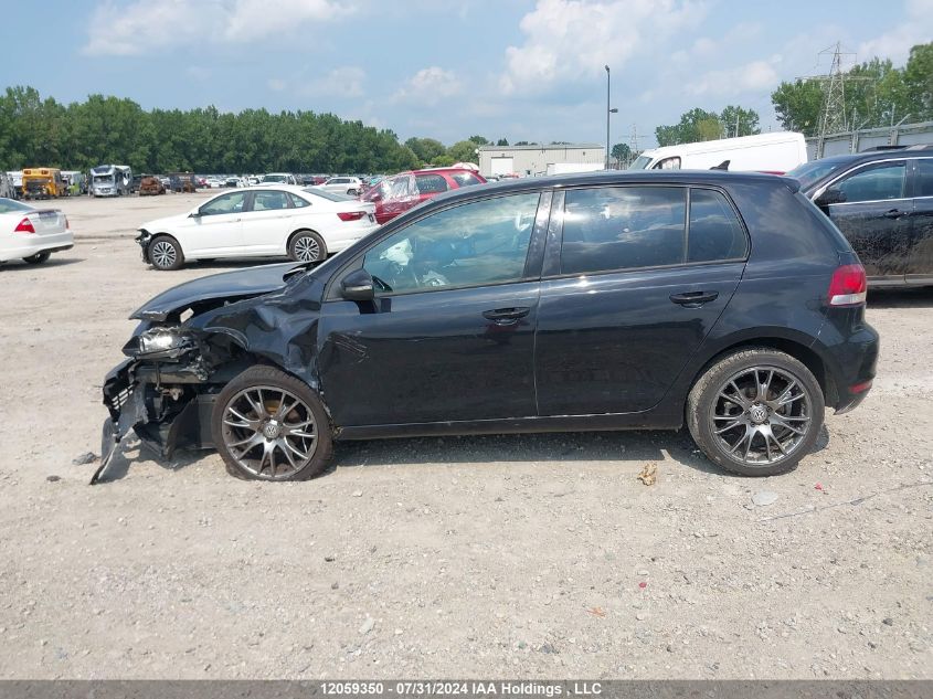 2010 Volkswagen Golf VIN: WVWCA7AJ2AW219874 Lot: 12059350