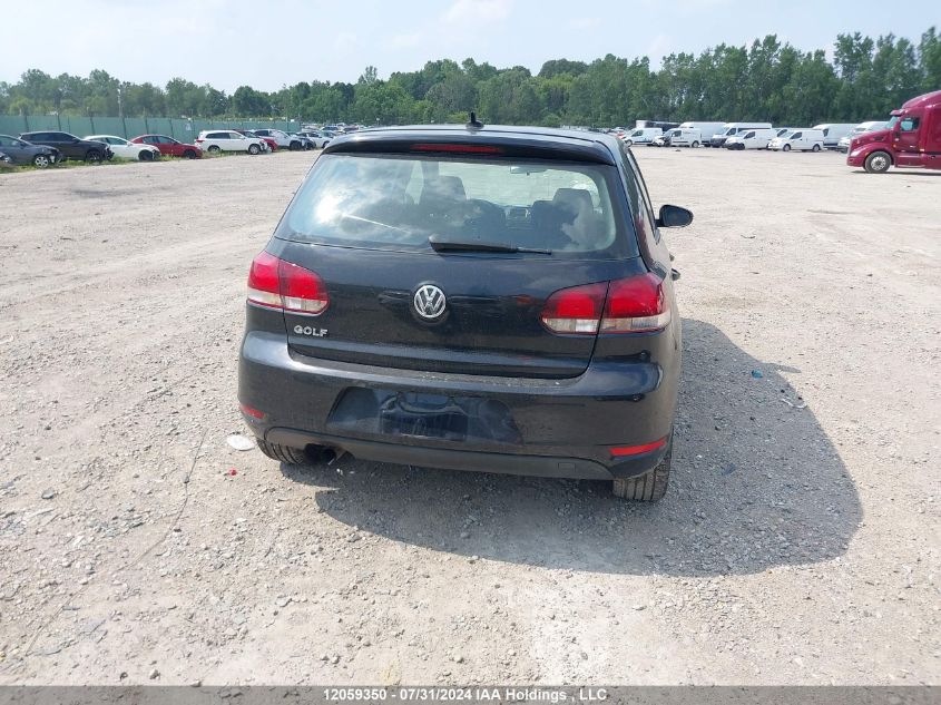 2010 Volkswagen Golf VIN: WVWCA7AJ2AW219874 Lot: 12059350