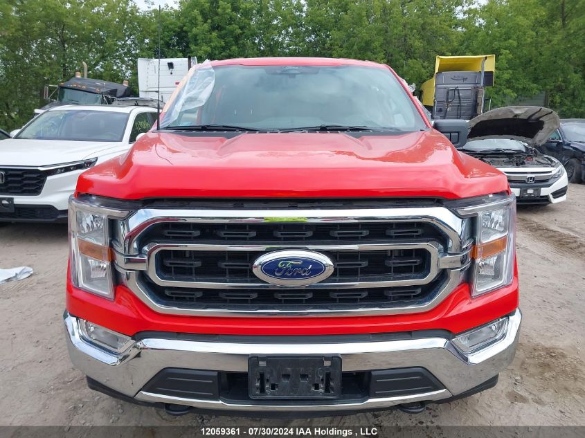 2022 Ford F150 Supercrew VIN: 1FTEW1EP4NKE07606 Lot: 12059361