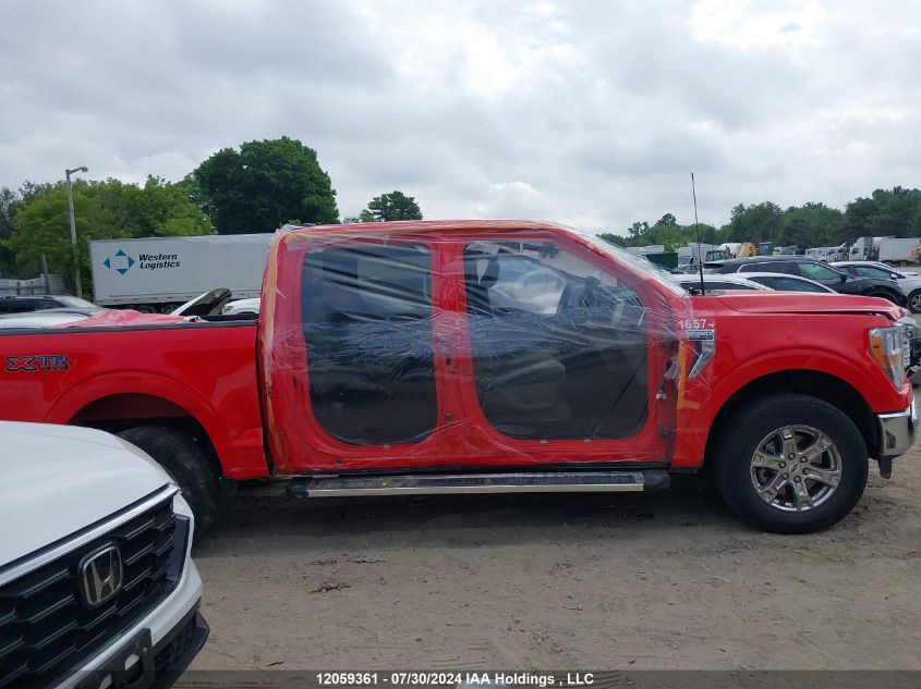 2022 Ford F150 Supercrew VIN: 1FTEW1EP4NKE07606 Lot: 12059361