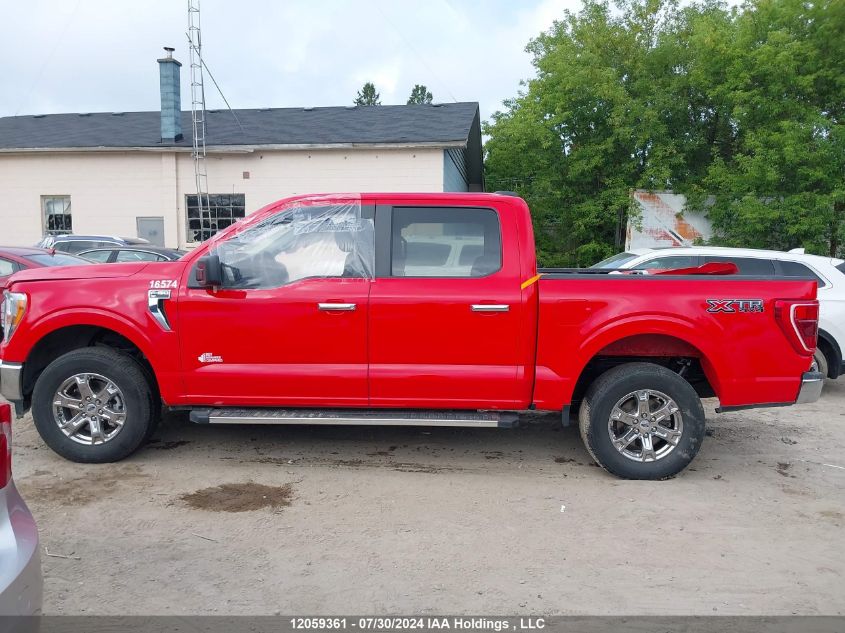 2022 Ford F150 Supercrew VIN: 1FTEW1EP4NKE07606 Lot: 12059361