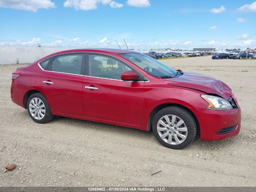 2014 Nissan Sentra VIN: 3N1AB7AP0EL674875 Lot: 12059402