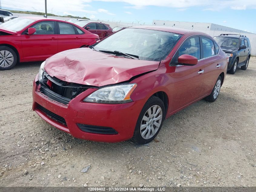 2014 Nissan Sentra VIN: 3N1AB7AP0EL674875 Lot: 12059402