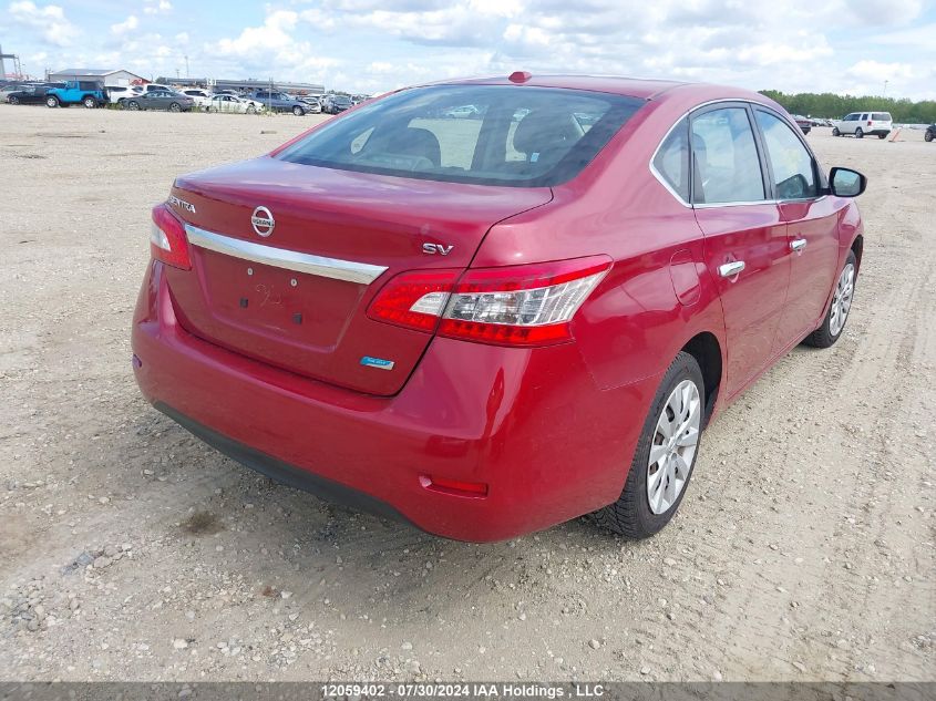 2014 Nissan Sentra VIN: 3N1AB7AP0EL674875 Lot: 12059402