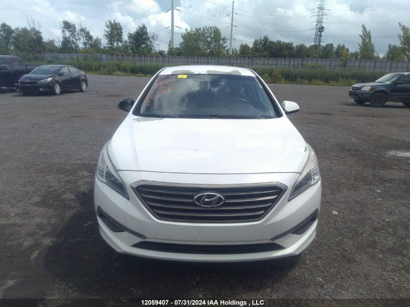 2015 Hyundai Sonata Gl VIN: 5NPE24AF6FH009534 Lot: 12059407