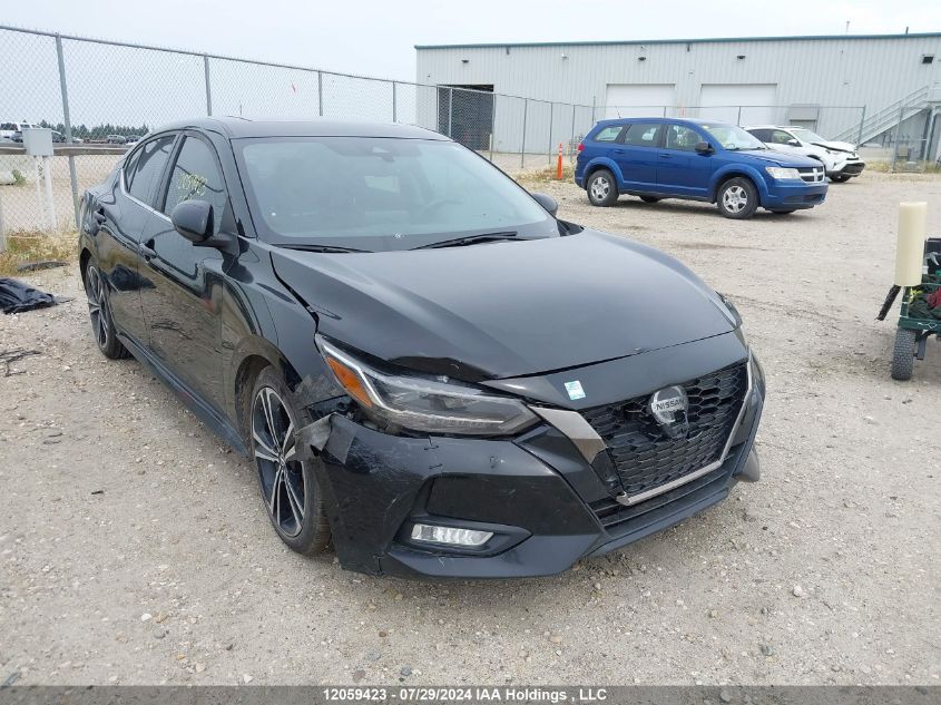 2020 Nissan Sentra Sr VIN: 3N1AB8DV3LY214724 Lot: 12059423