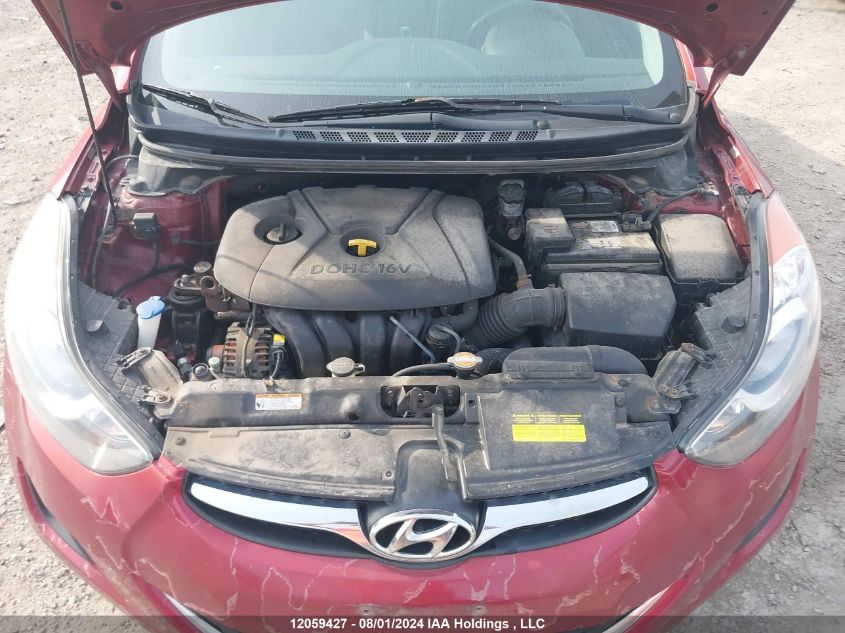 2011 Hyundai Elantra Gl VIN: 5NPDH4AE7BH059273 Lot: 12059427