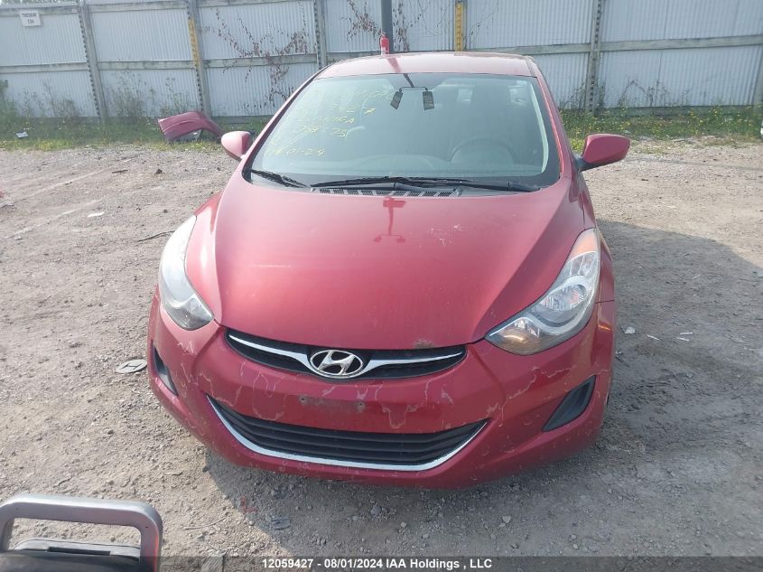 2011 Hyundai Elantra Gl VIN: 5NPDH4AE7BH059273 Lot: 12059427