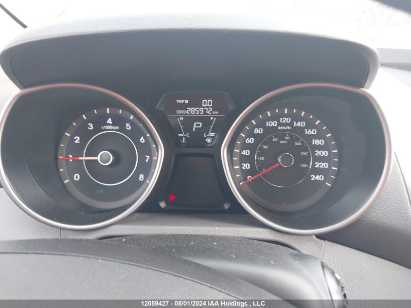 2011 Hyundai Elantra Gl VIN: 5NPDH4AE7BH059273 Lot: 12059427