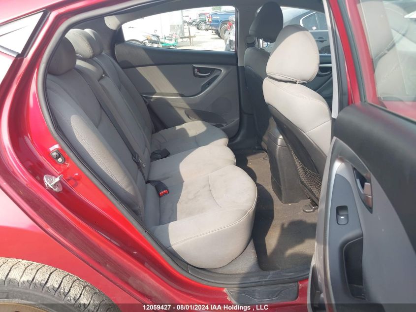 2011 Hyundai Elantra Gl VIN: 5NPDH4AE7BH059273 Lot: 12059427