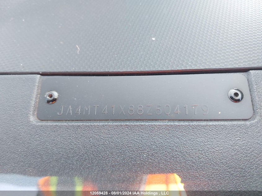 2008 Mitsubishi Outlander VIN: JA4MT41X88Z604179 Lot: 12059428