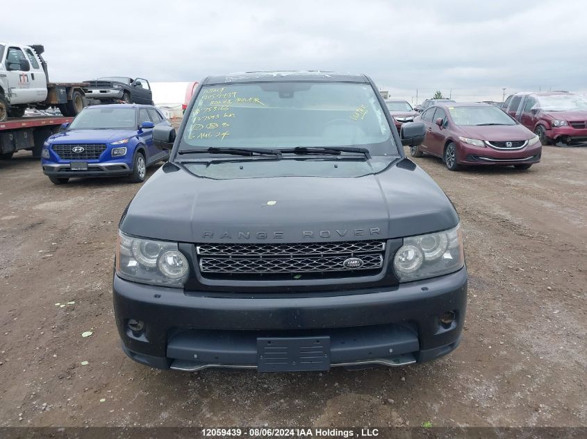 2012 Land Rover Range Rover Sport VIN: SALSH2E45CA753166 Lot: 12059439