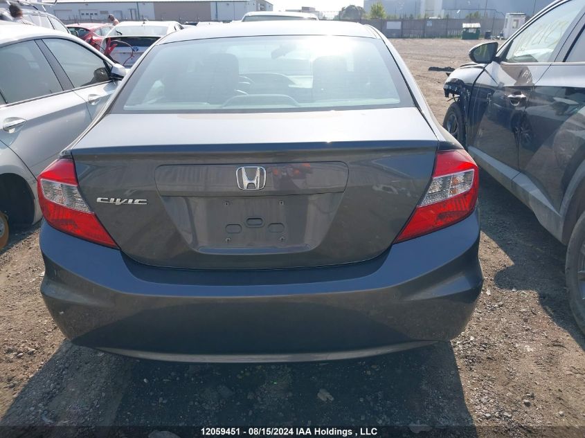 2012 Honda Civic Ex 4Dr VIN: 2HGFB2F56CH042581 Lot: 12059451