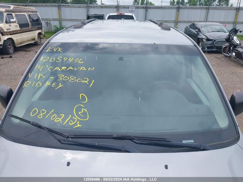 2014 Dodge Caravan VIN: 2C4RDGBG7ER308021 Lot: 12059496