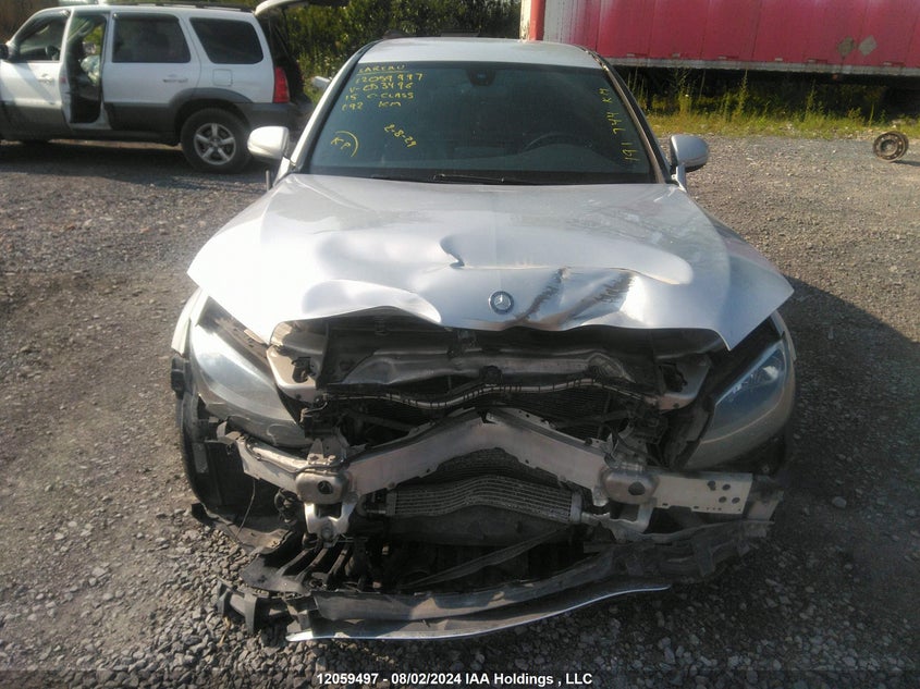 2015 Mercedes-Benz C-Class VIN: 55SWF4KB0FU053496 Lot: 12059497