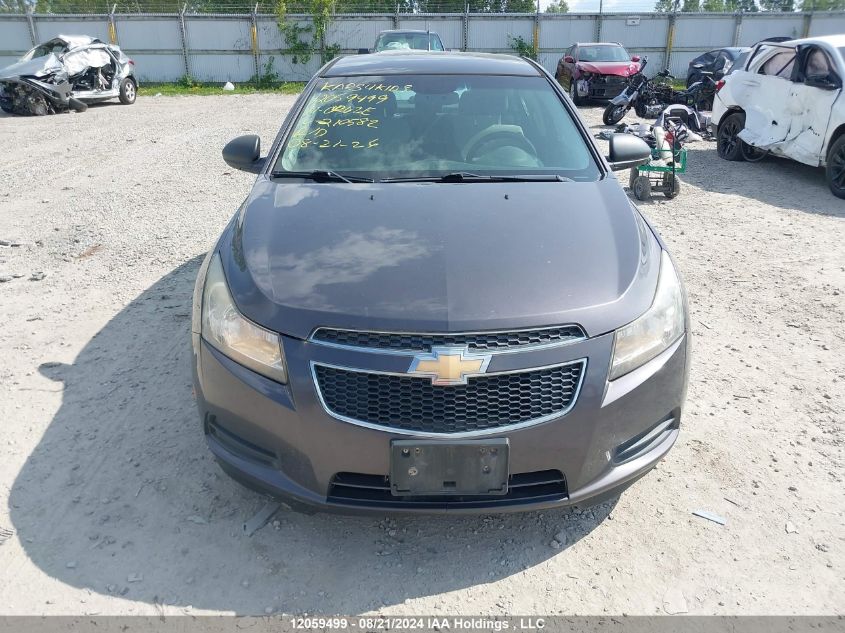 2011 Chevrolet Cruze VIN: 1G1PA5SH2B7210582 Lot: 12059499